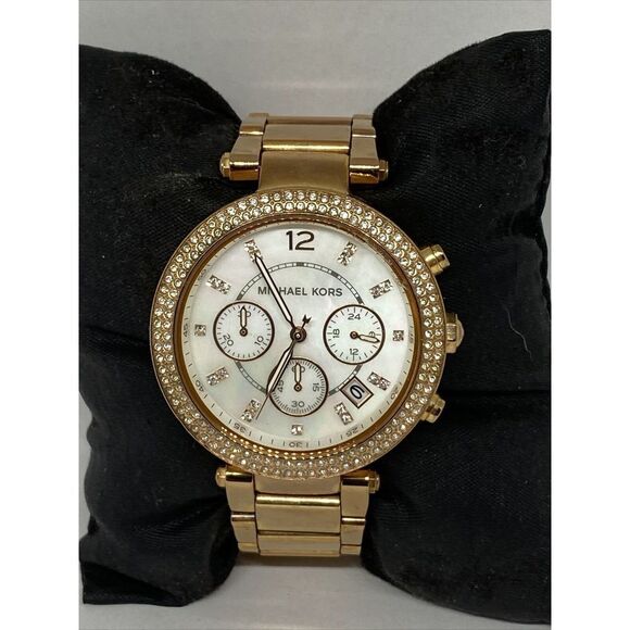 Michael Kors Parker MK5491 Women's Stainless Steel Analog Dial Wrist Watch MP741 - Picture 3 of 12